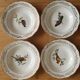 6 deep plates Gien Moineaux from Paris