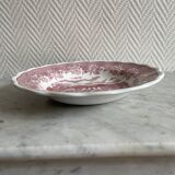 Set of three pink soup plates Fontebasso Made in Italy