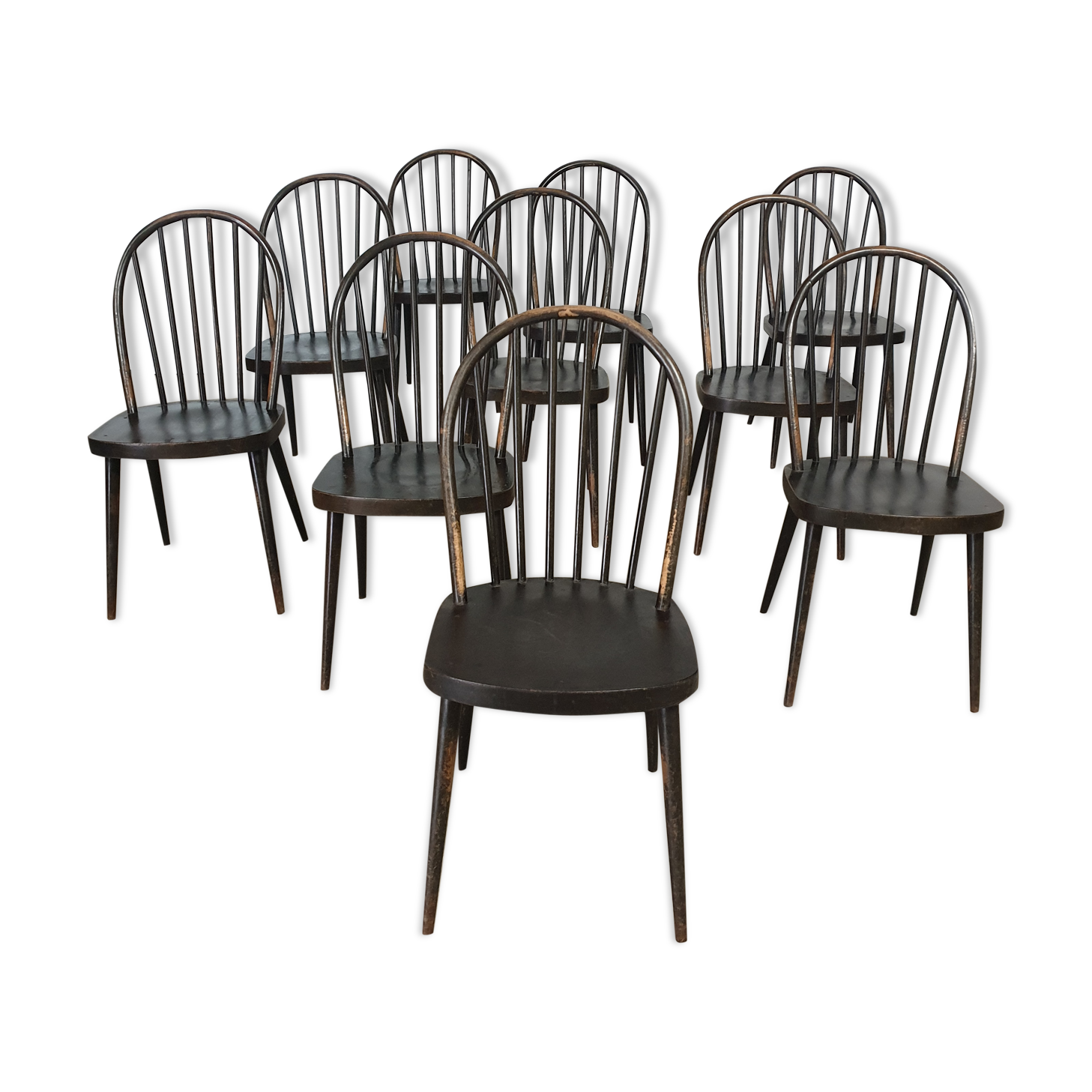 10 bistro chairs 1960