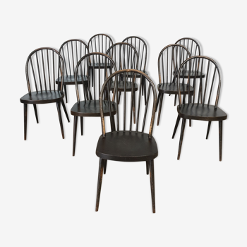 10 bistro chairs 1960