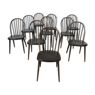 10 bistro chairs 1960