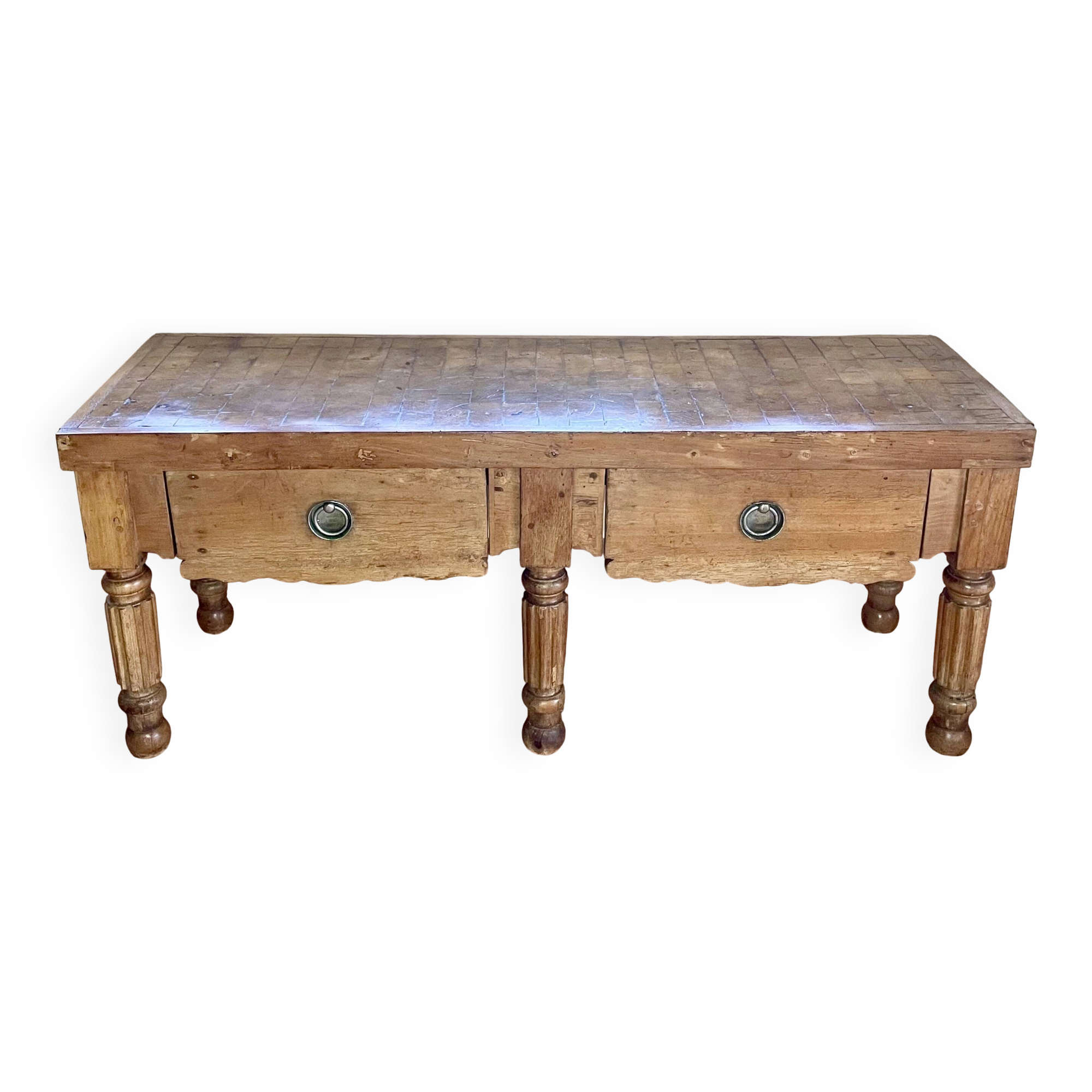 Butcher's block from the 1950s.
