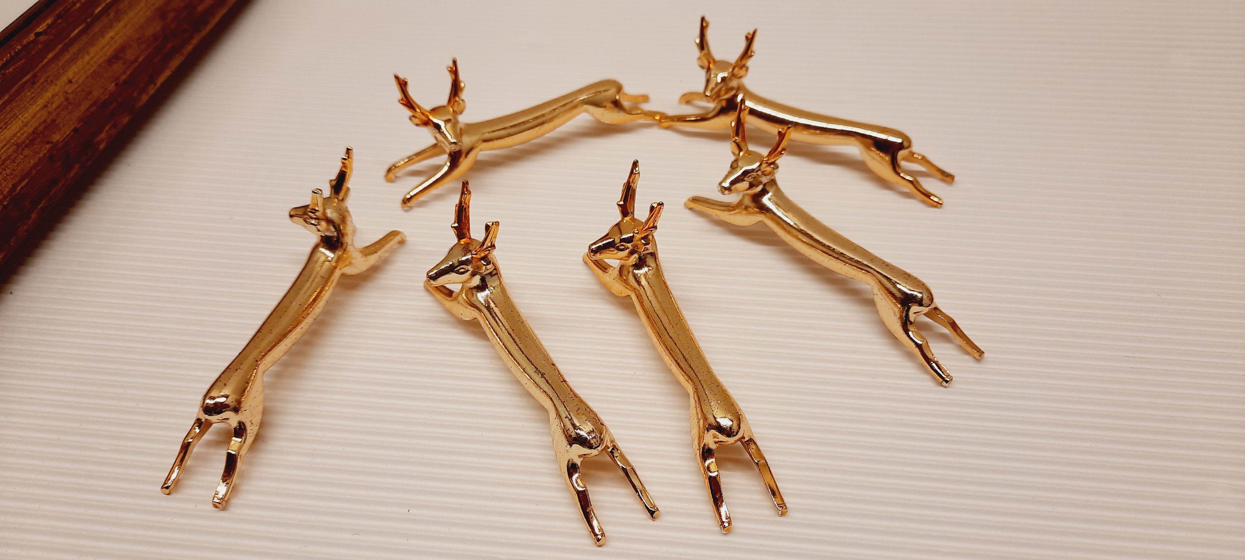 Set 6 deer knife holders