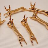 Set 6 deer knife holders