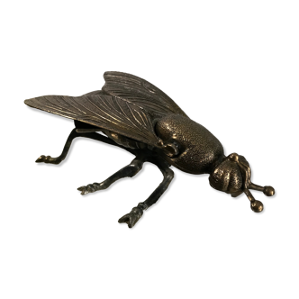 Cendrier mouche laiton