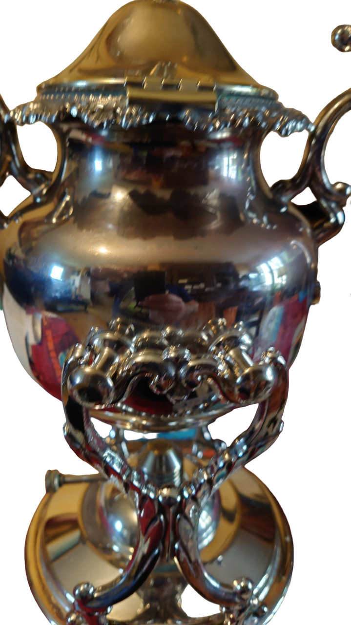 Samovar metal agent silver on copper late XlX early XX