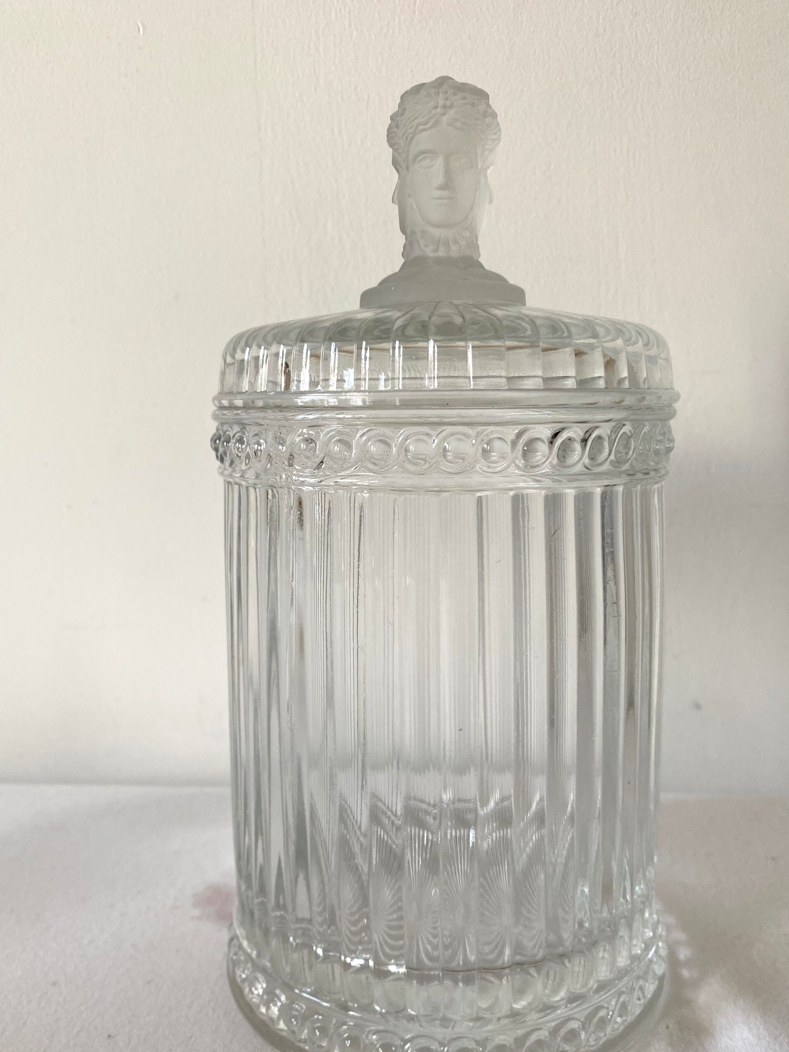 Cast crystal candy and frosted glass