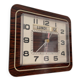 Vintage clock Japy in Formica 70s
