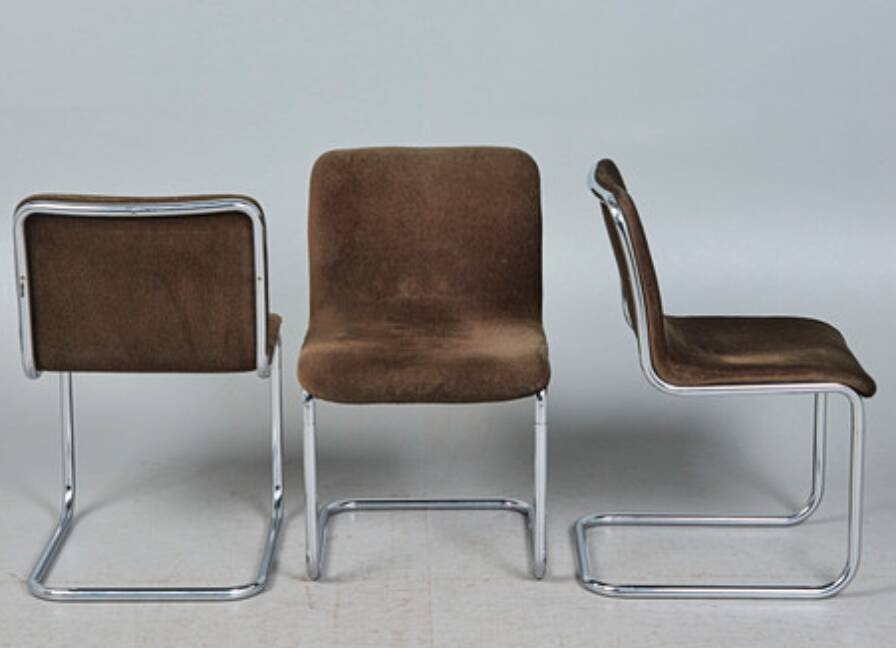 Series of 6 chairs, 70