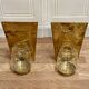 Pair of scandinavian design candle holders 1960.