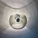 Applique en verre et chrome, 1970