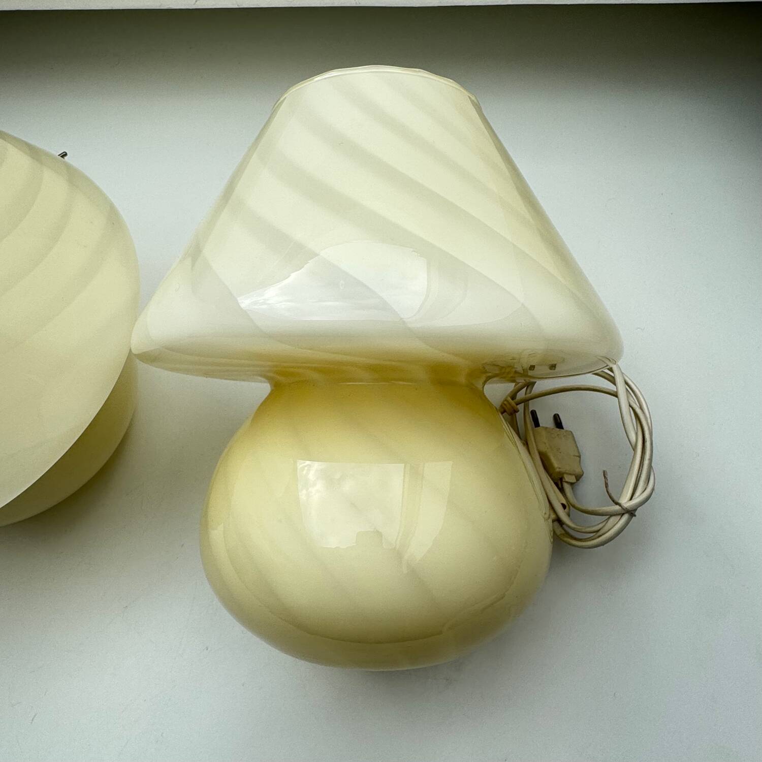 Lampes de table champignon Vetri Venini Murano