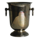 Antique patinated, hallmarked champagne bucket