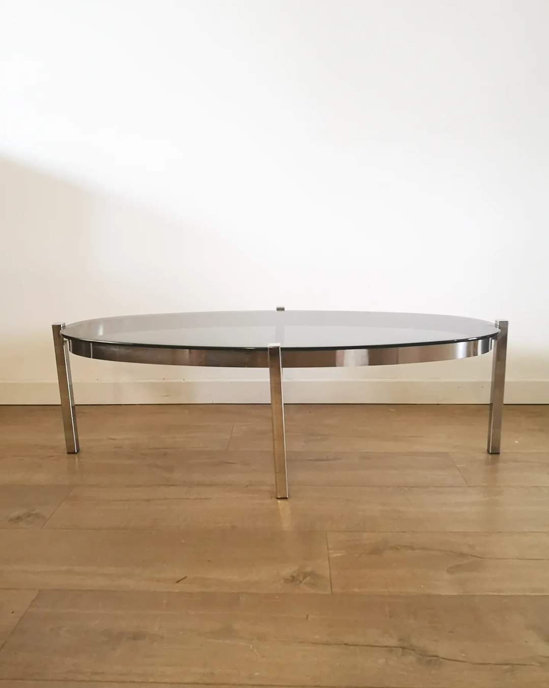 Smoked glass coffee table 70