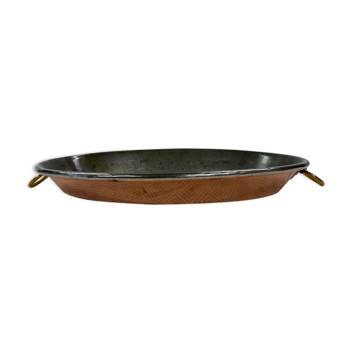 Plat Ancien En Cuivre - Signé MECAP
