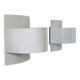 Pair of vintage wall lights, white lacquered metal, Peter Celsing Sweden 1960