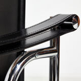 Lc1 leather armchair by le corbusier for cassina