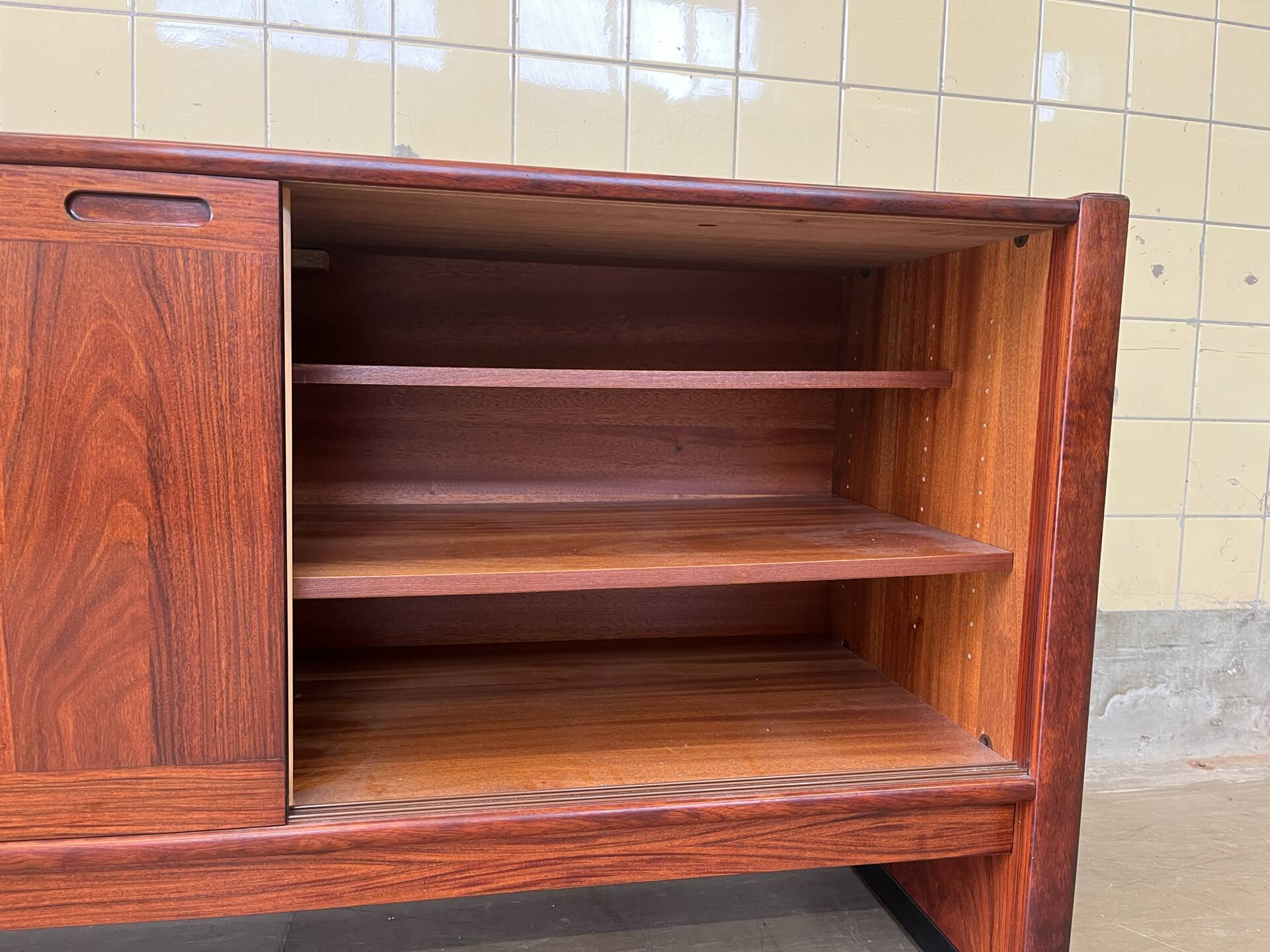 Vintage rosewood sideboard by Skovby