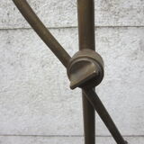 Brass floor lamp, art deco style