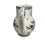 Pérouges, polychrome earthenware pitcher, 20th century