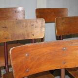 Lot de 7 chaises Mullca