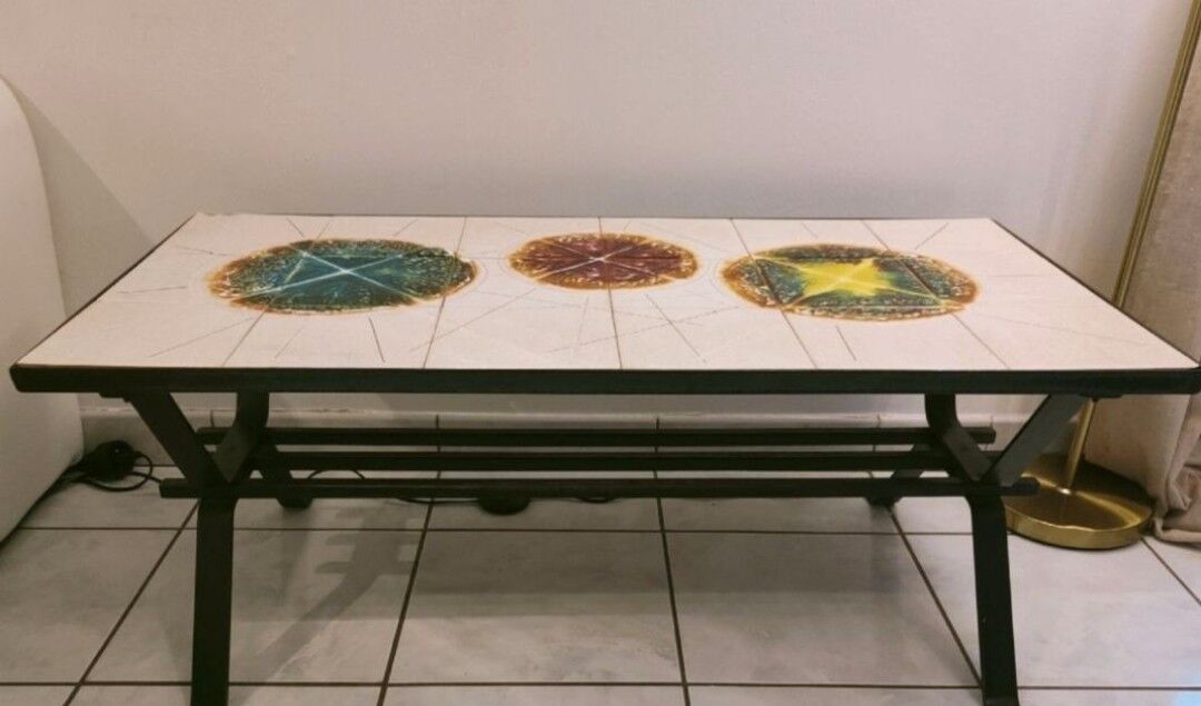 Table basse céramique 1970
