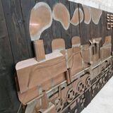 Swiss railway wall panels