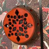 Large ceramic wall light, 1950s design