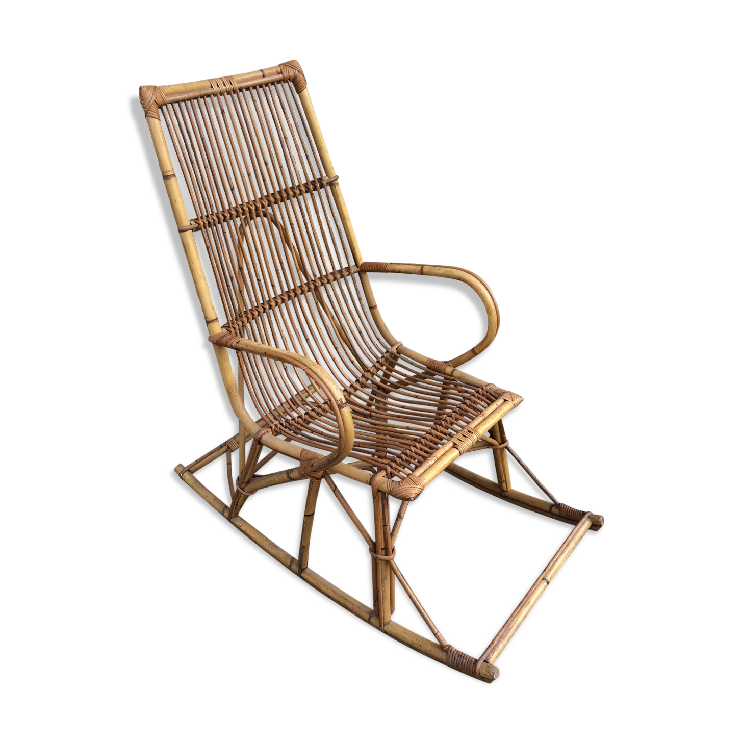 Rattan rocking chair