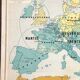 Old Hatier Trotignon map 220-21, 1950 Europe 16th 17th Renaissance
