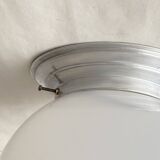 Ceiling light globe white opaline glass wall light aluminum base LAMP-7400