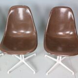 Charles & Ray Eames Set of 4 "La Fonda" Chairs for Herman Miller, 1960