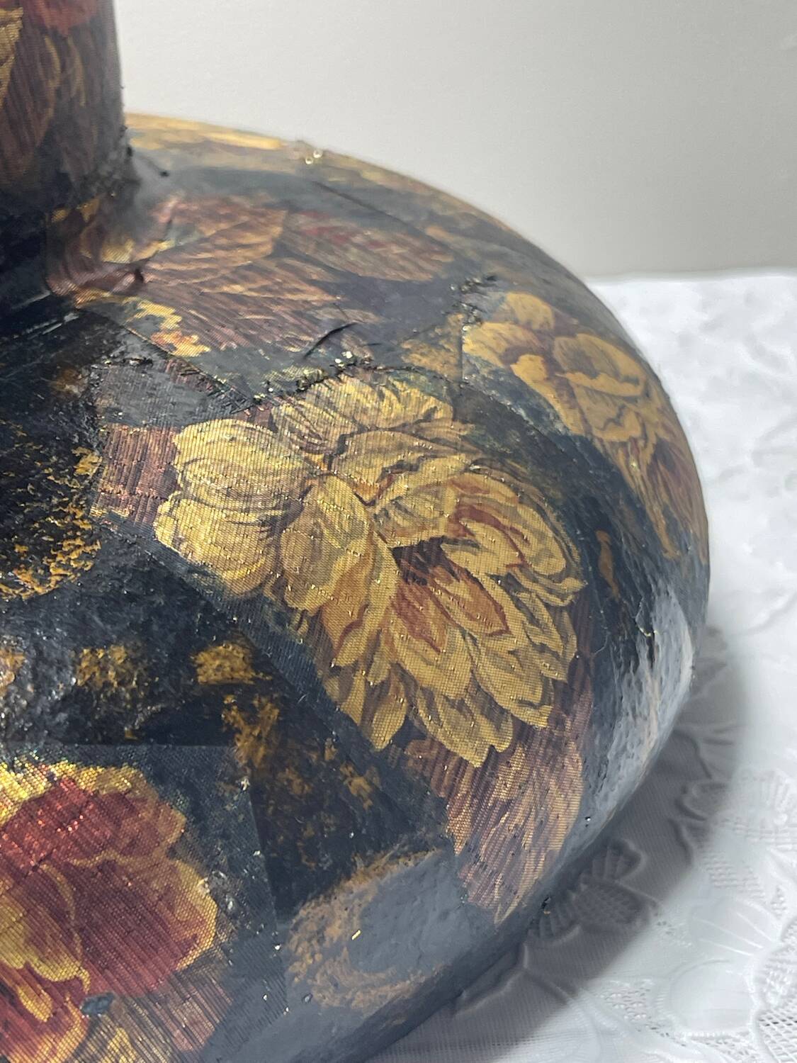 Handmade Terracotta Fruit Bowl / Centerpiece on Pedestal