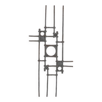 Brutalist door light/wall art made from the 1980s