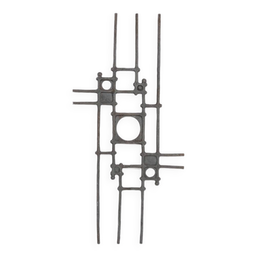 Brutalist door/wall light fixture made in the 1980s.