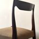 Scandinavian chair in teak & velvet by Niels Otto Moller, Denmark 1950