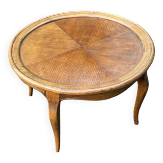 Louis XV style inlaid coffee table