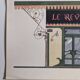 Lithograph "The Street Lamp" – Catherine d'Ortoli