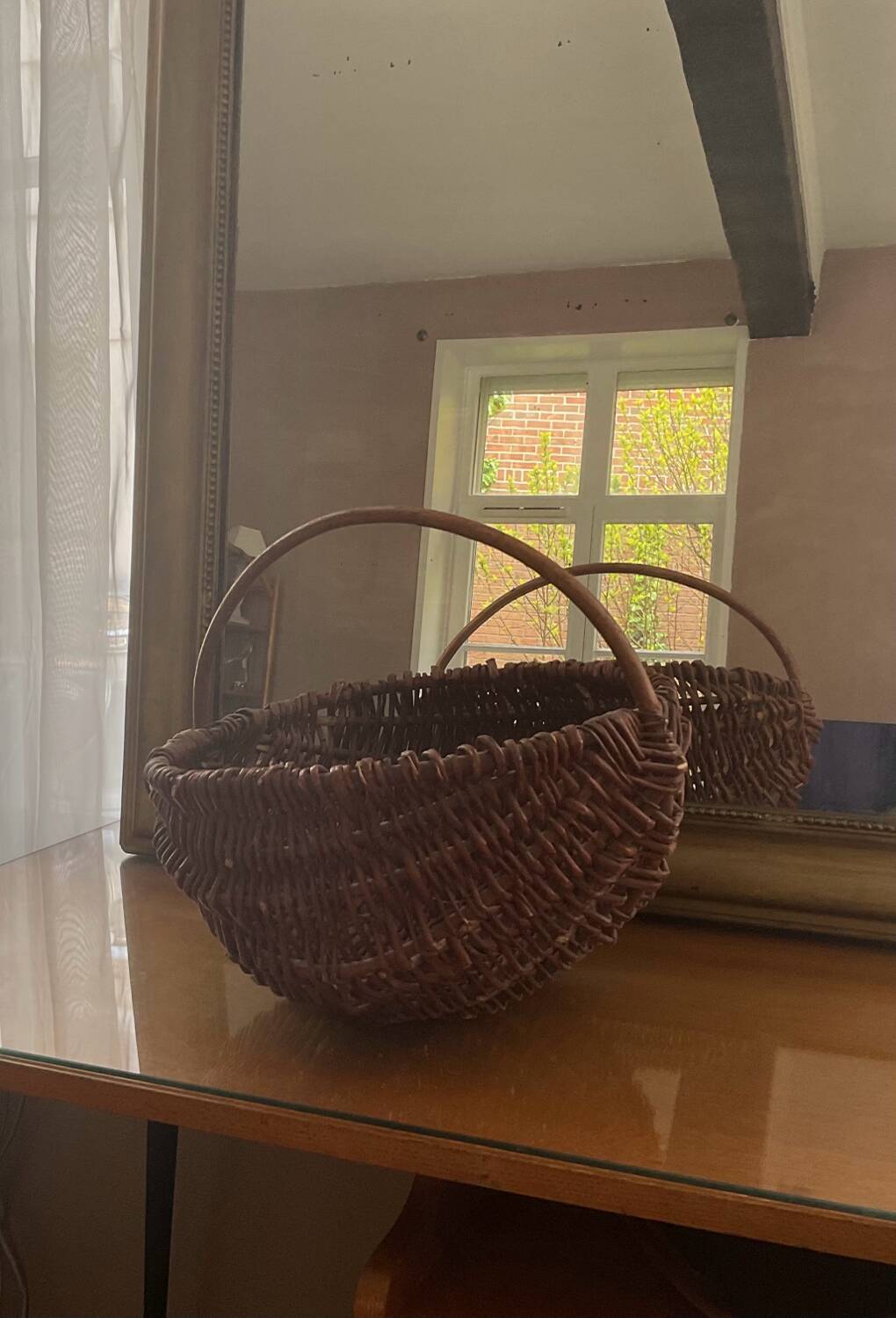 Basket vintage wicker