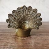 Brass peacock