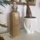 Old enameled stoneware bottle