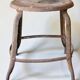 Industrial metal stool