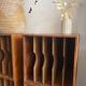 Set of 4 vintage wooden vinyl boxes