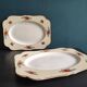 Set of two vintage English serving plates, Crown Ducal