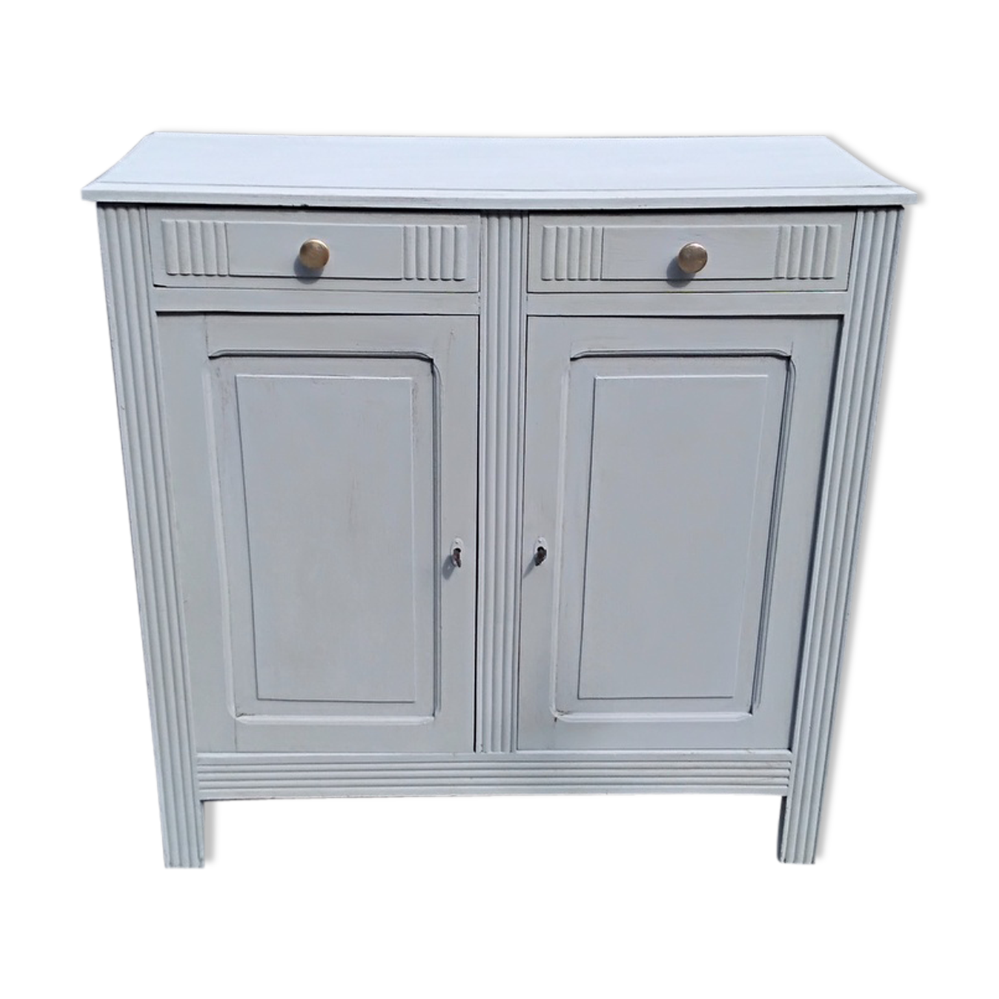 Parisian buffet from the 40s, 50 set in painted wood
