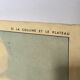 School poster vintage school landscape mountain two-sided signed Raylambert for Rossignol 50s