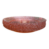 Set of 6 Rosaline dessert plates