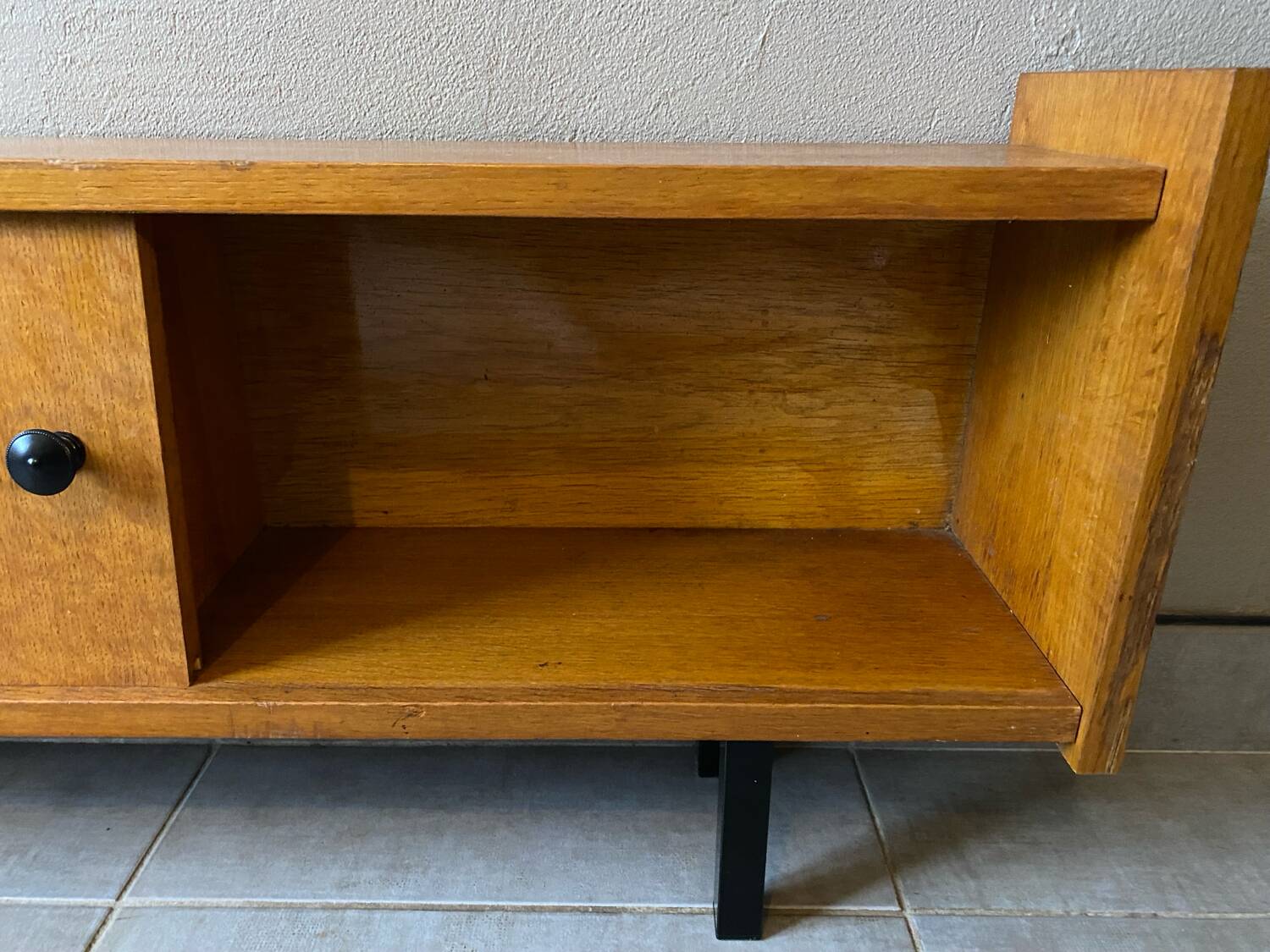 Vintage wooden sideboard from the 1960s (shallow)
