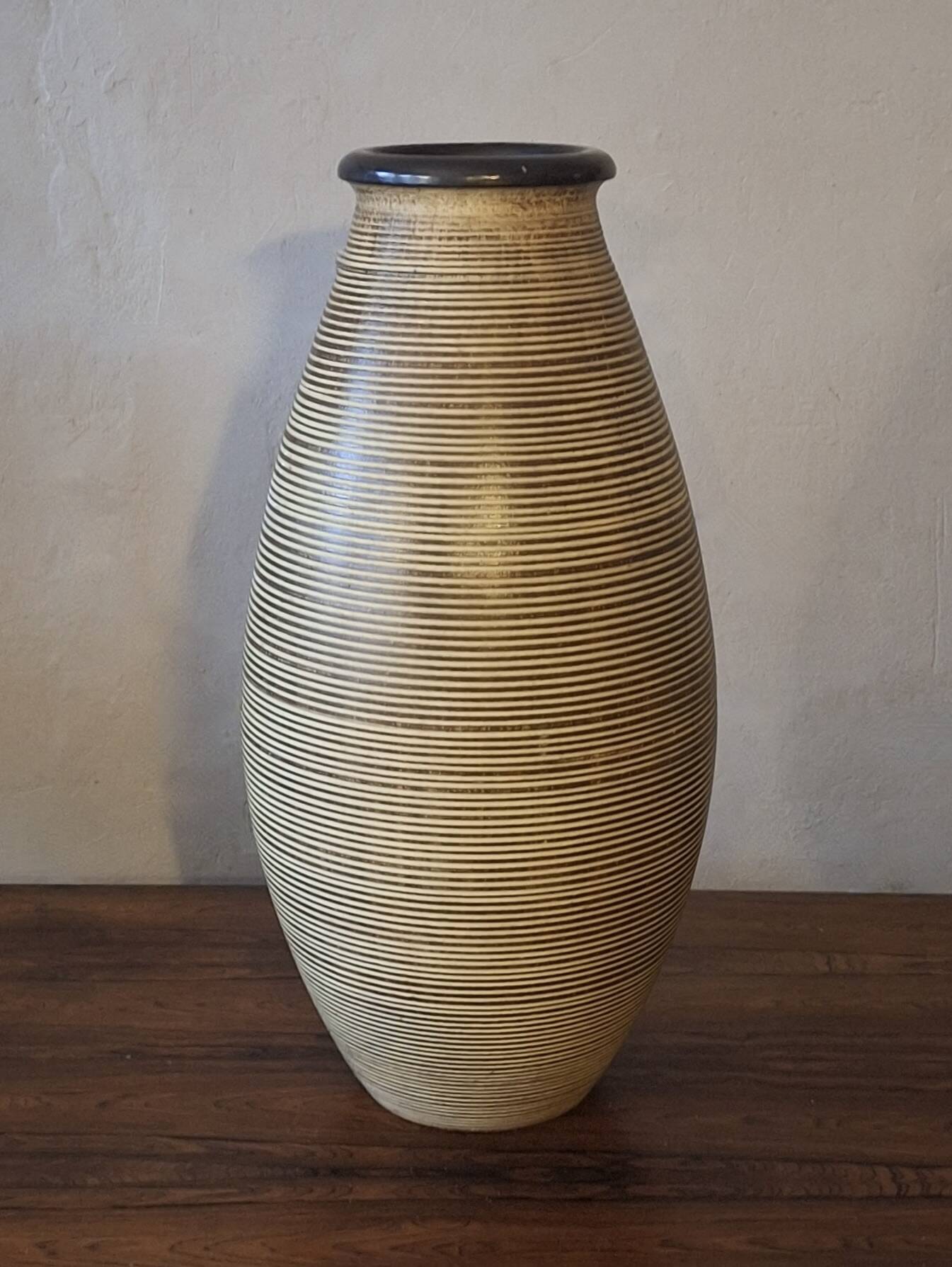 Larege mid century ceramic floor vase, 1960s