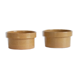 Set of 2 speckled pots